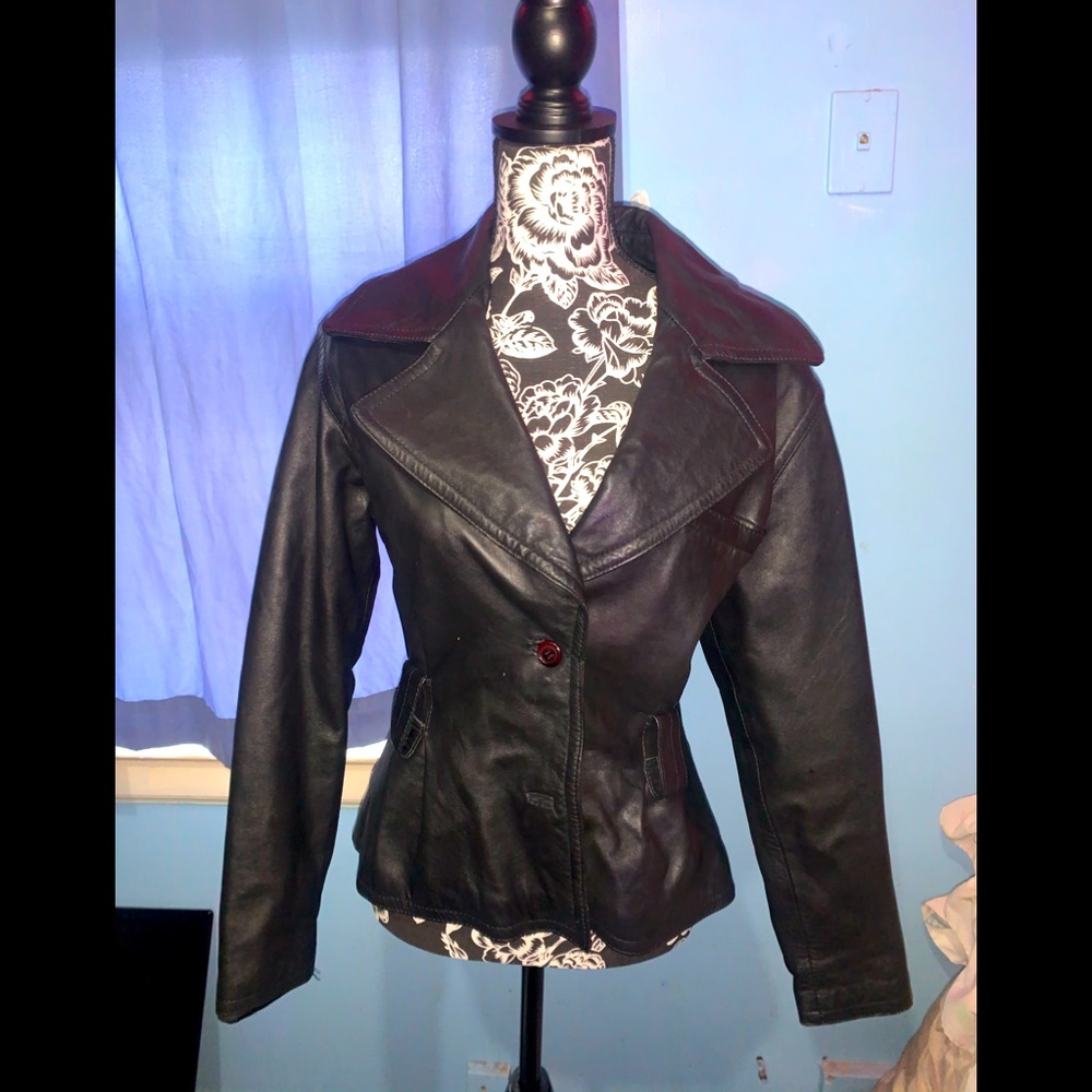 Siena Studio Black Leather Jacket